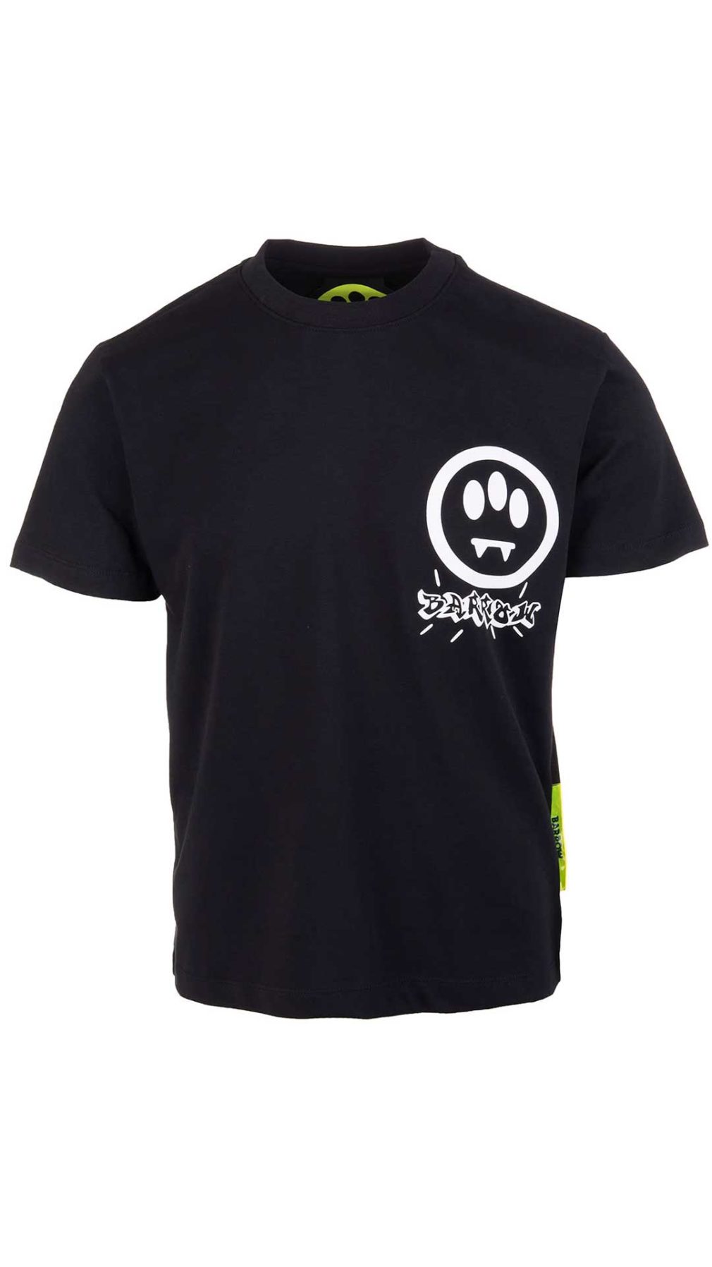 Camiseta negra Barrow con serigrafía en la parte trasera y logotipo