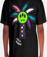 Camiseta negra Barrow con serigrafía en la parte trasera y logotipo