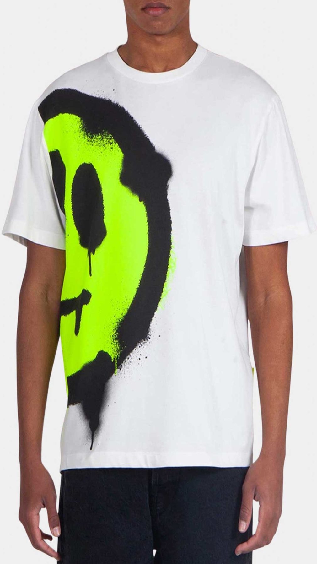 Camiseta blanca Barrow con serigrafía en el lado izquierdo