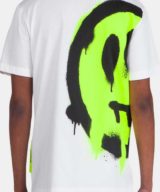 Camiseta blanca Barrow con serigrafía en el lado izquierdo