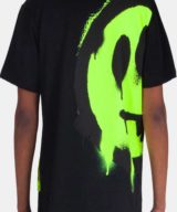 Camiseta negra Barrow con serigrafía en el lado izquierdo