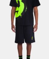 Camiseta negra Barrow con serigrafía en el lado izquierdo
