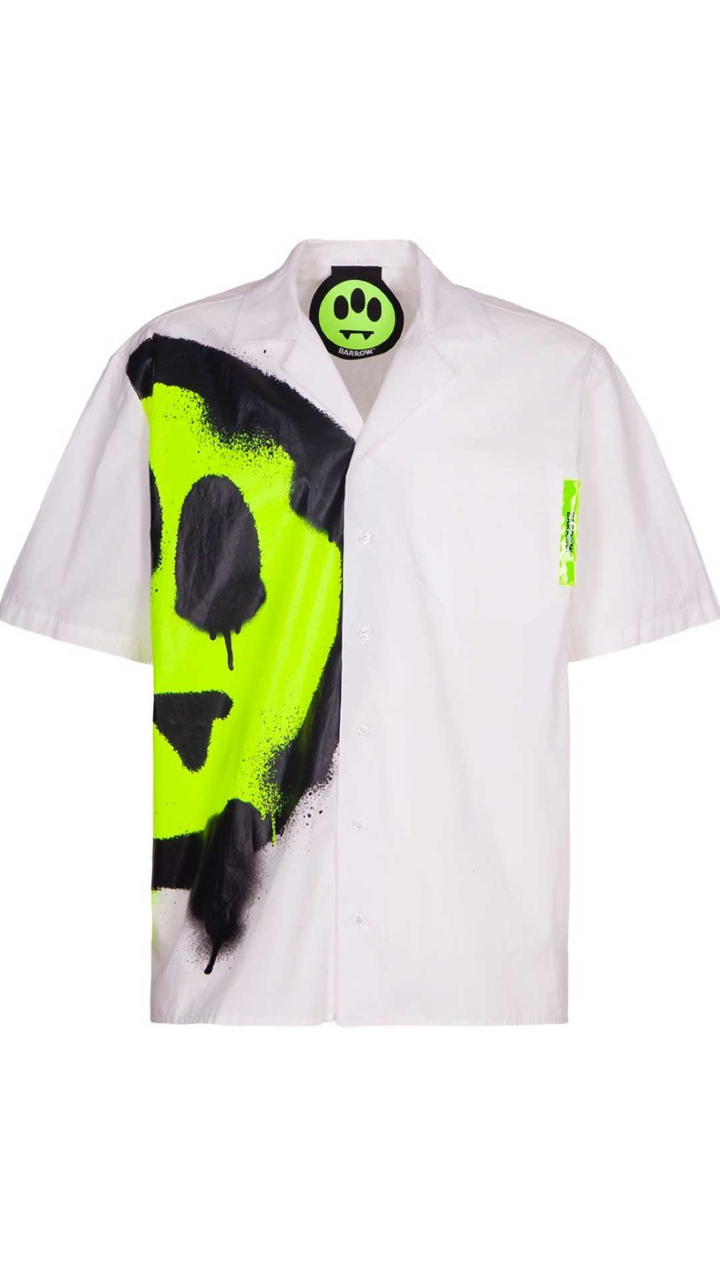 Camisa blanca Barrow con serigrafía en el lado izquierdo
