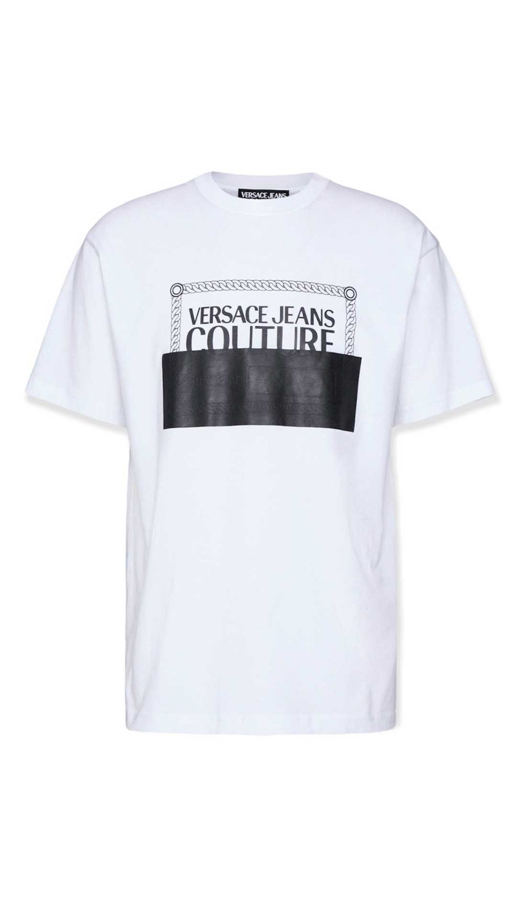 Camiseta blanca Versace Jeans Couture con logo