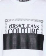 Camiseta blanca Versace Jeans Couture con logo