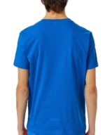 Camiseta azul Diesel logo en la parte delantera