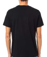 Camiseta negra Diesel con logotipo en la parte delantera