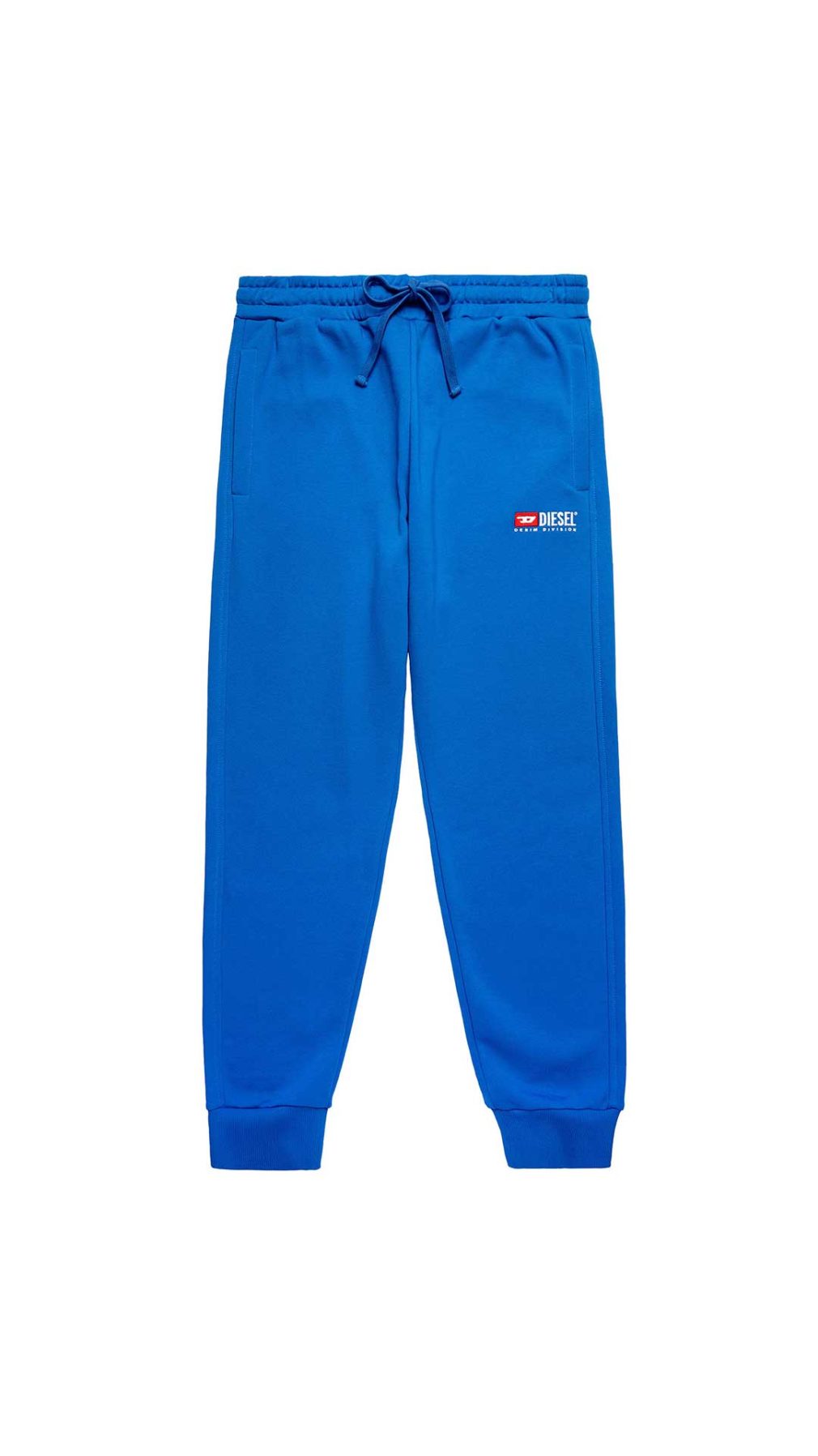 Pantalón deportivo azul de Diesel con logotipo en el lateral
