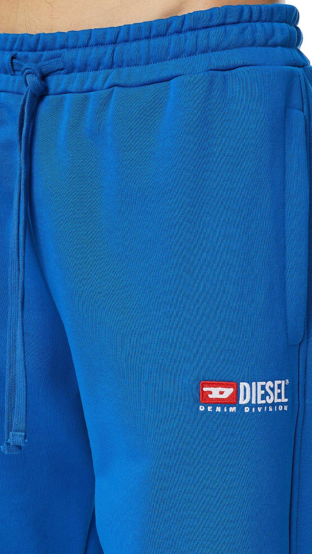 Pantalón deportivo azul de Diesel con logotipo en el lateral