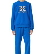 Pantalón deportivo azul de Diesel con logotipo en el lateral