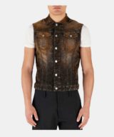 Chaleco Dsquared2 efecto desgastado