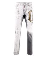 Jeans Cool Guy Dsquared2 estampado de salpicadura de pintura con logo dorado en la parte delantera