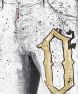 Jeans Cool Guy Dsquared2 estampado de salpicadura de pintura con logo dorado en la parte delantera