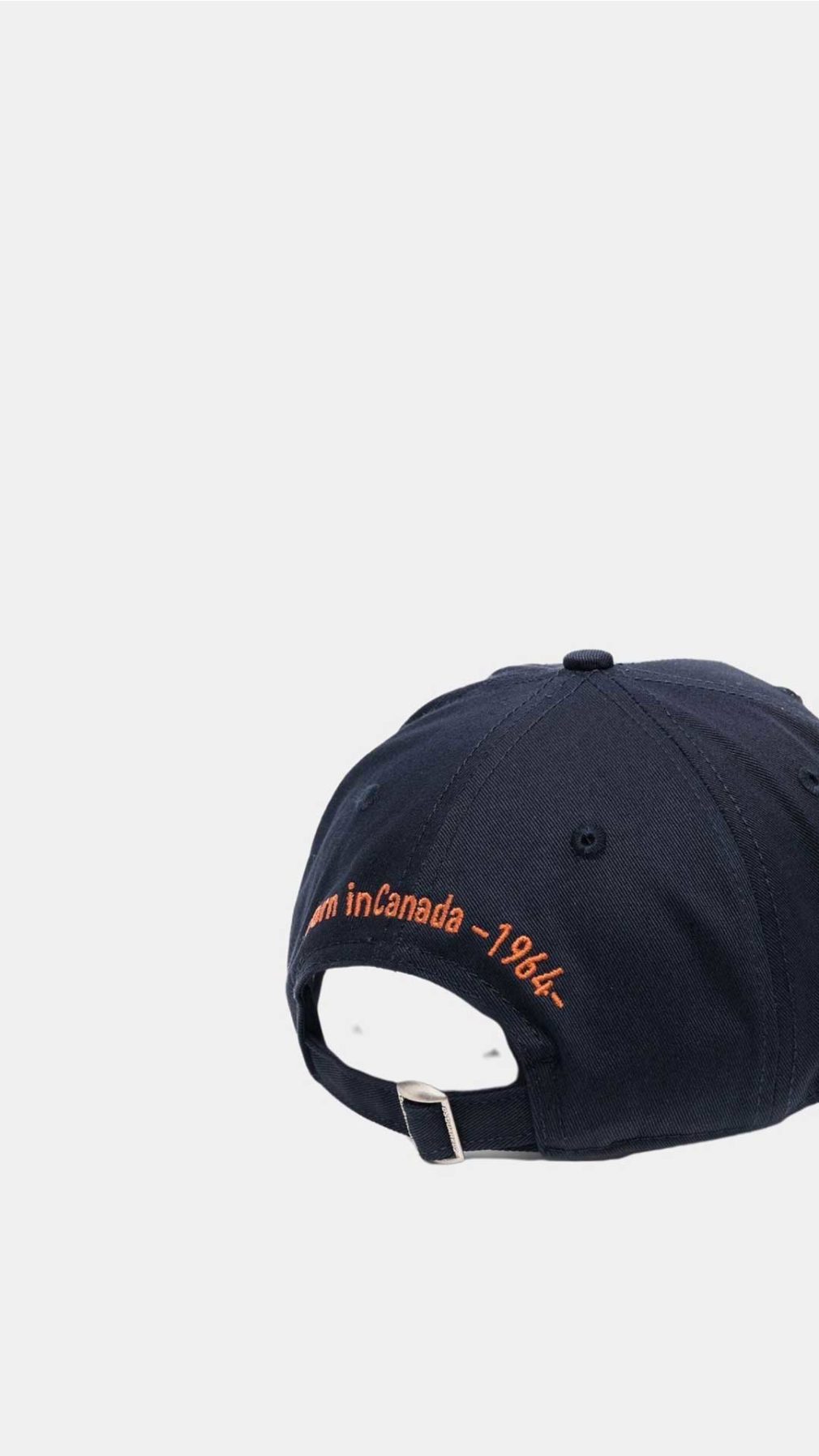 Gorra azul Dsquared2 con logo en la parte delantera