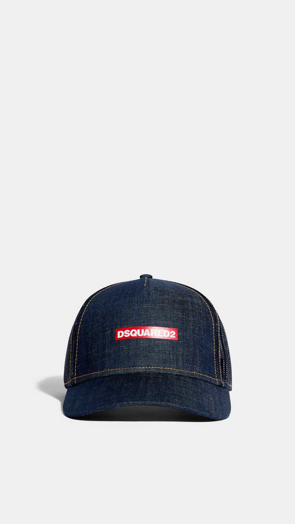 Gorra denim Dsquared2 con logotipo en la parte delantera