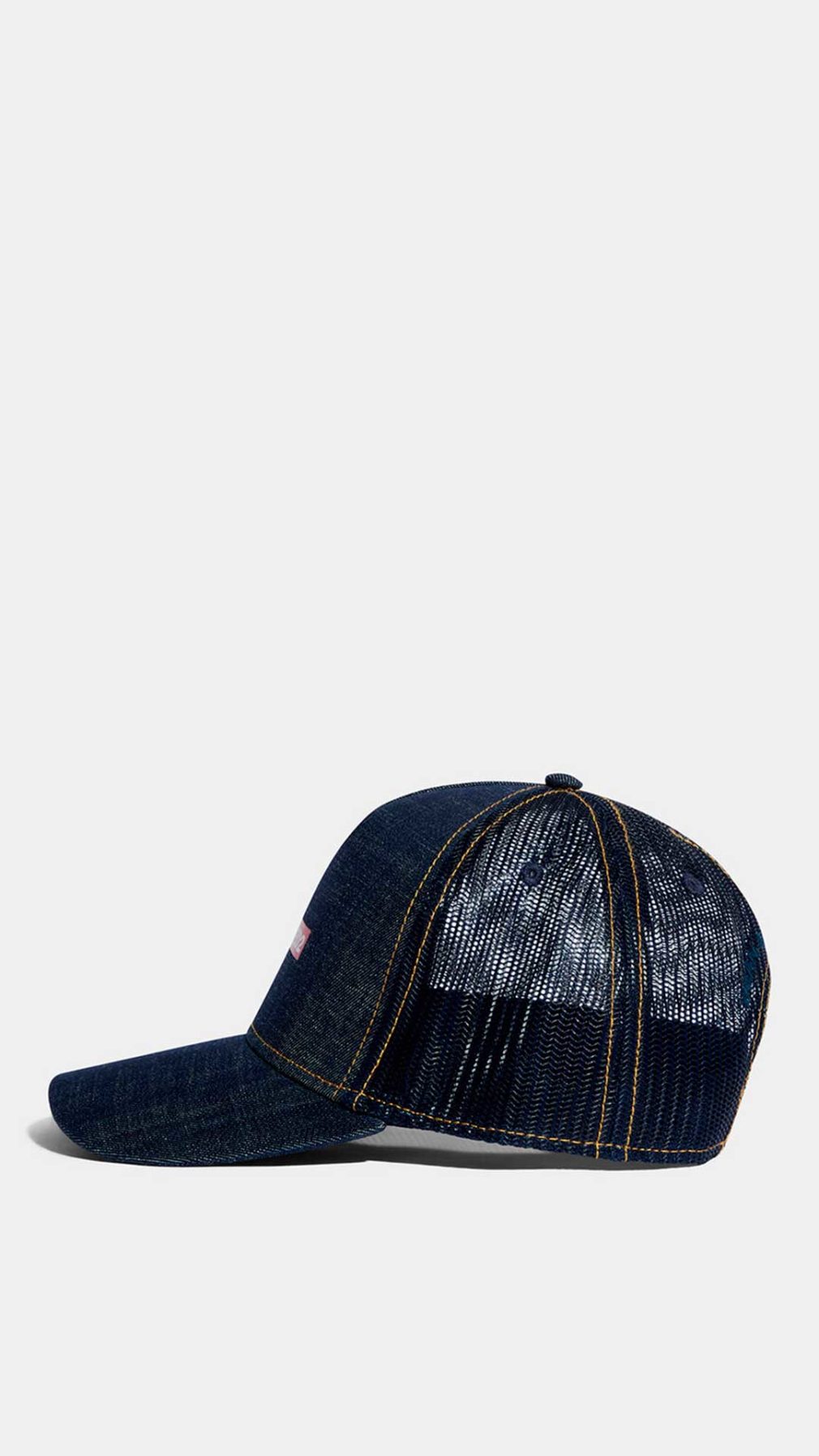 Gorra denim Dsquared2 con logotipo en la parte delantera