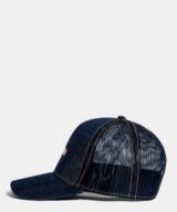 Gorra denim Dsquared2 con logotipo en la parte delantera