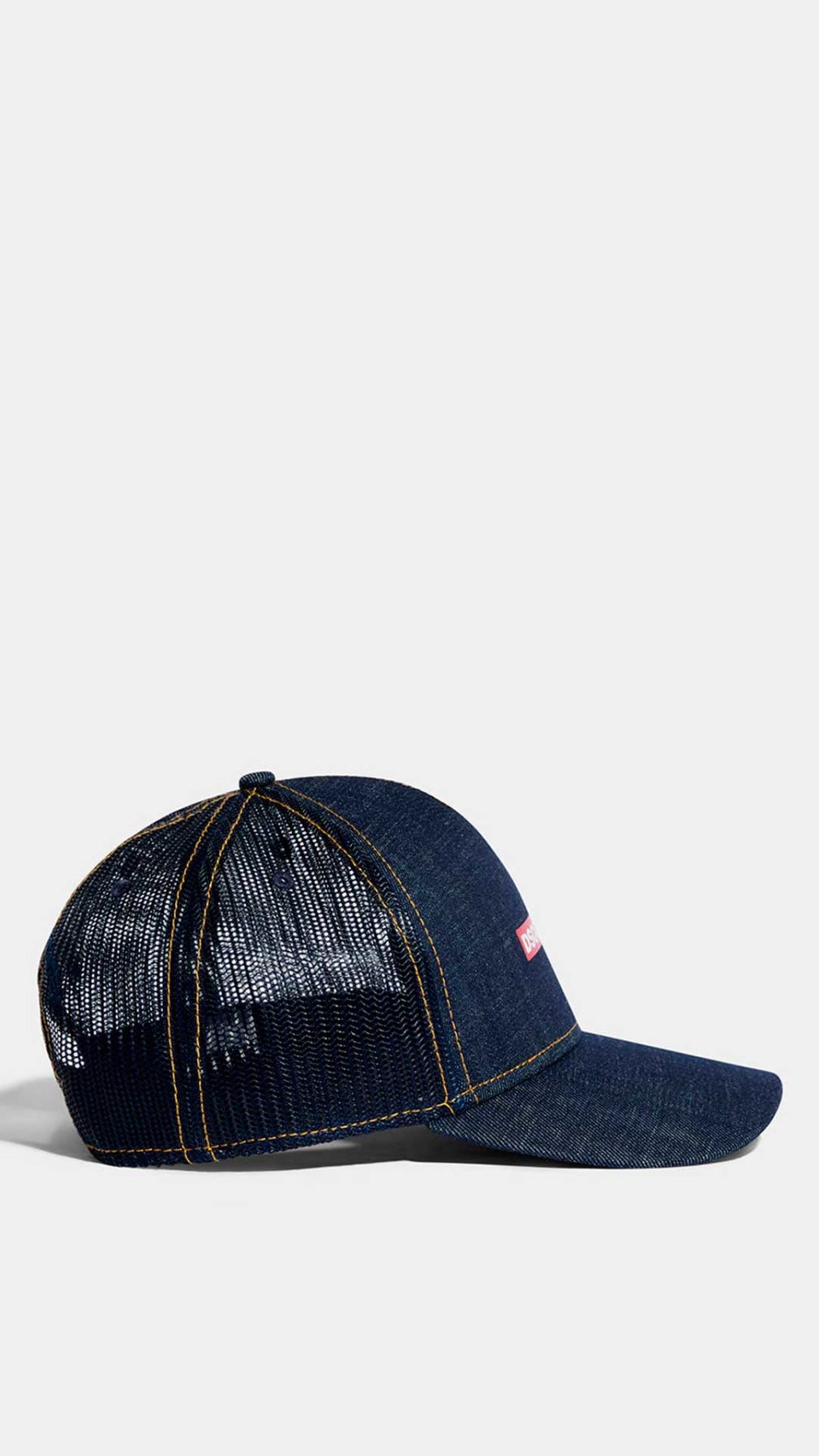 Gorra denim Dsquared2 con logotipo en la parte delantera