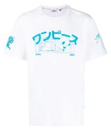 Camiseta blanca GCDS con estampado de ONE PIECE