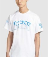 Camiseta blanca GCDS con estampado de ONE PIECE