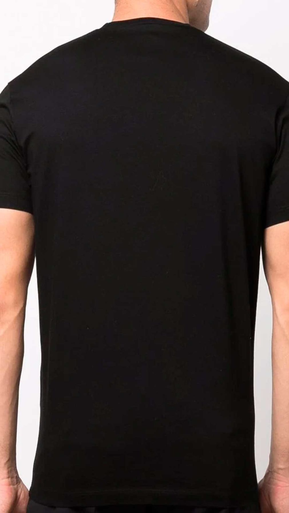 Camiseta negra Dsquared2 con tigre en el logo