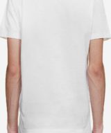 Camiseta blanca Dsquared2 con logo efecto pintura en la parte delantera