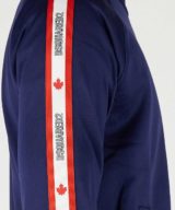 Sudadera Dsquared2 con cremallera y bandas laterales con logotipo