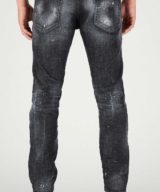 Jeans Skater Dsquared2 etiqueta negra con logotipo