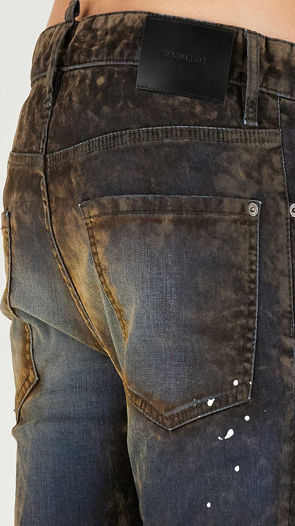 Jeans Skater Dsquared2 efecto desgastado