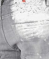 Jeans Cool Guy Dsquared2 estampado de salpicadura de pintura con logo dorado en la parte delantera