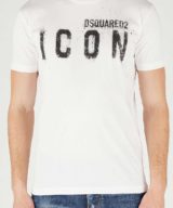 Camiseta blanca Dsquared2 con logotipo Icon