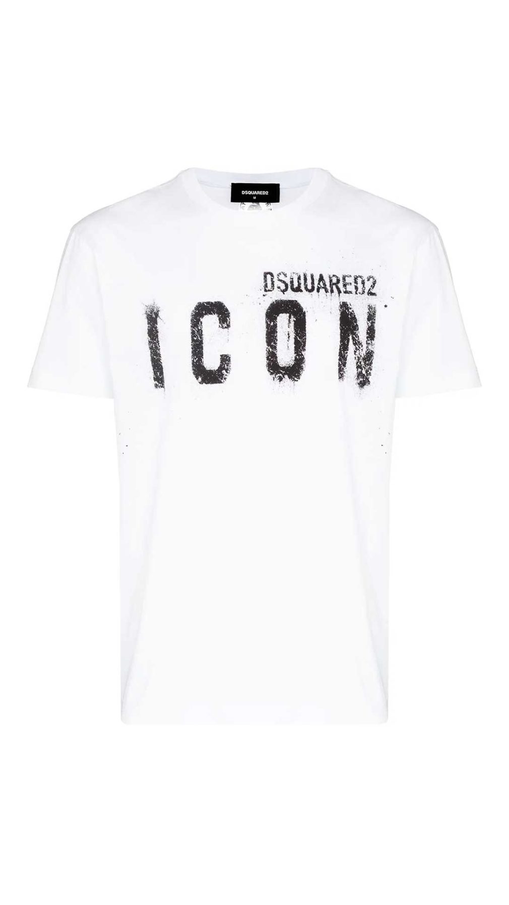 Camiseta blanca Dsquared2 con logotipo Icon