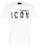 Camiseta blanca Dsquared2 con logotipo Icon