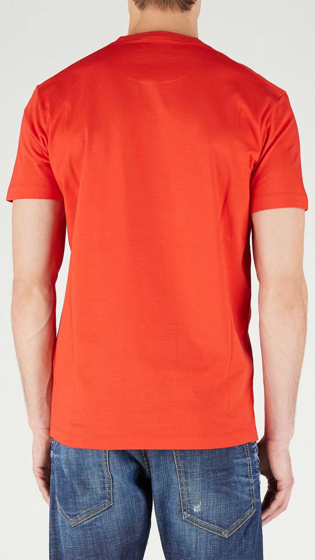 Camiseta roja Dsquared2 con logotipo Icon