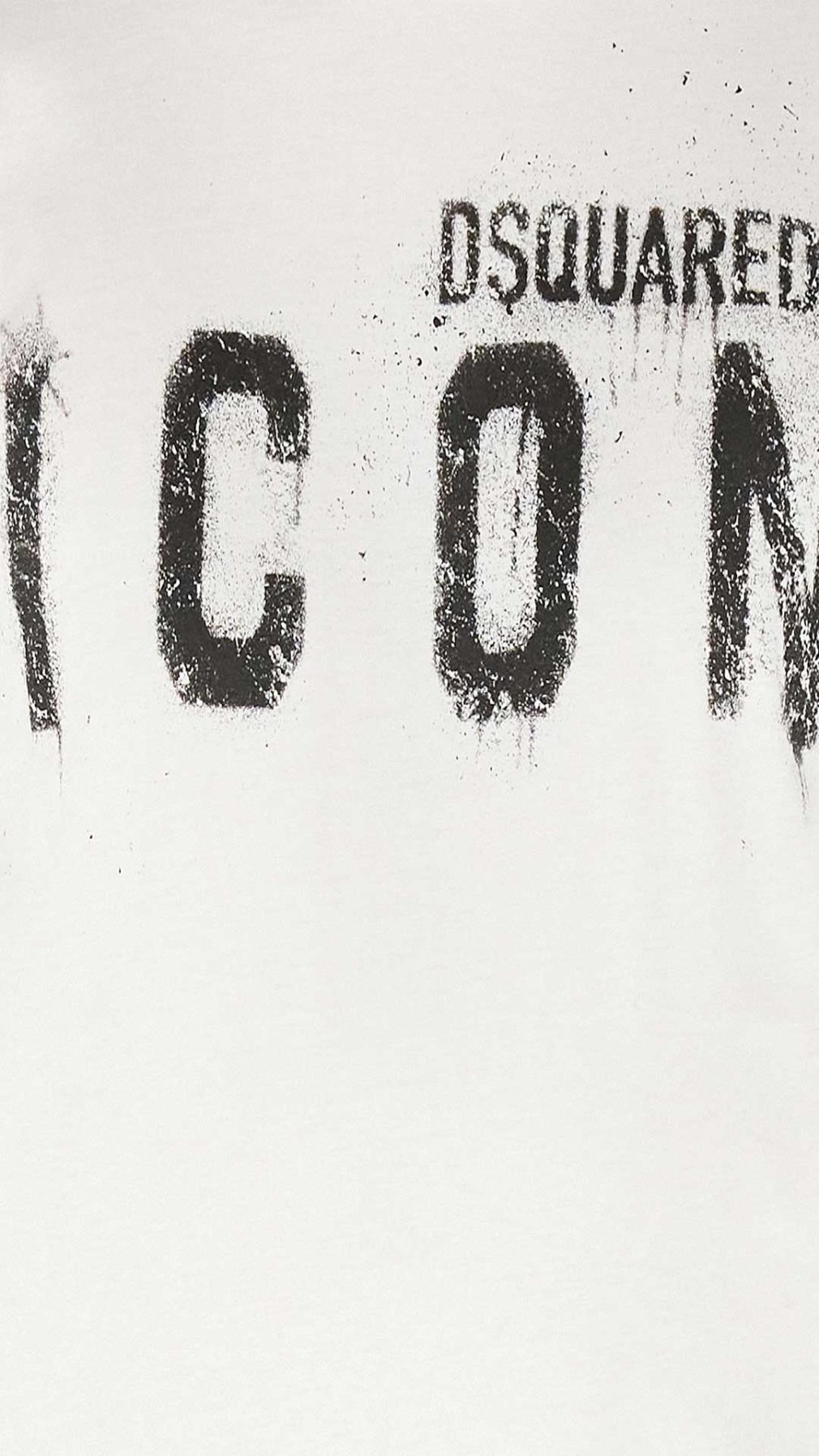 Camiseta blanca Dsquared2 con logotipo Icon