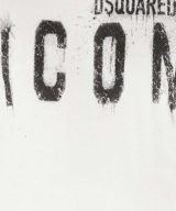 Camiseta blanca Dsquared2 con logotipo Icon