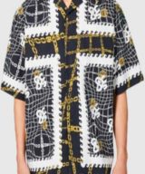 Camisa GCDS estampado de cadenas con logo