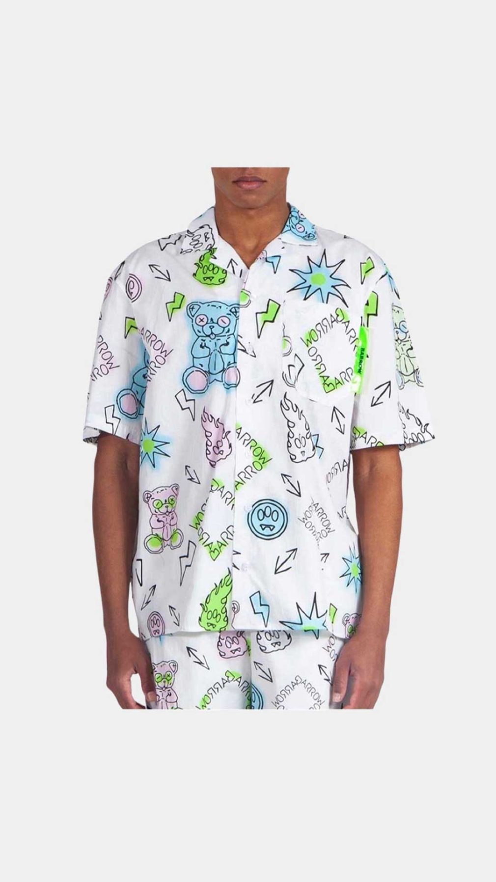 Camisa Barrow con estampado gráfico en toda la pieza