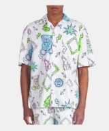 Camisa Barrow con estampado gráfico en toda la pieza