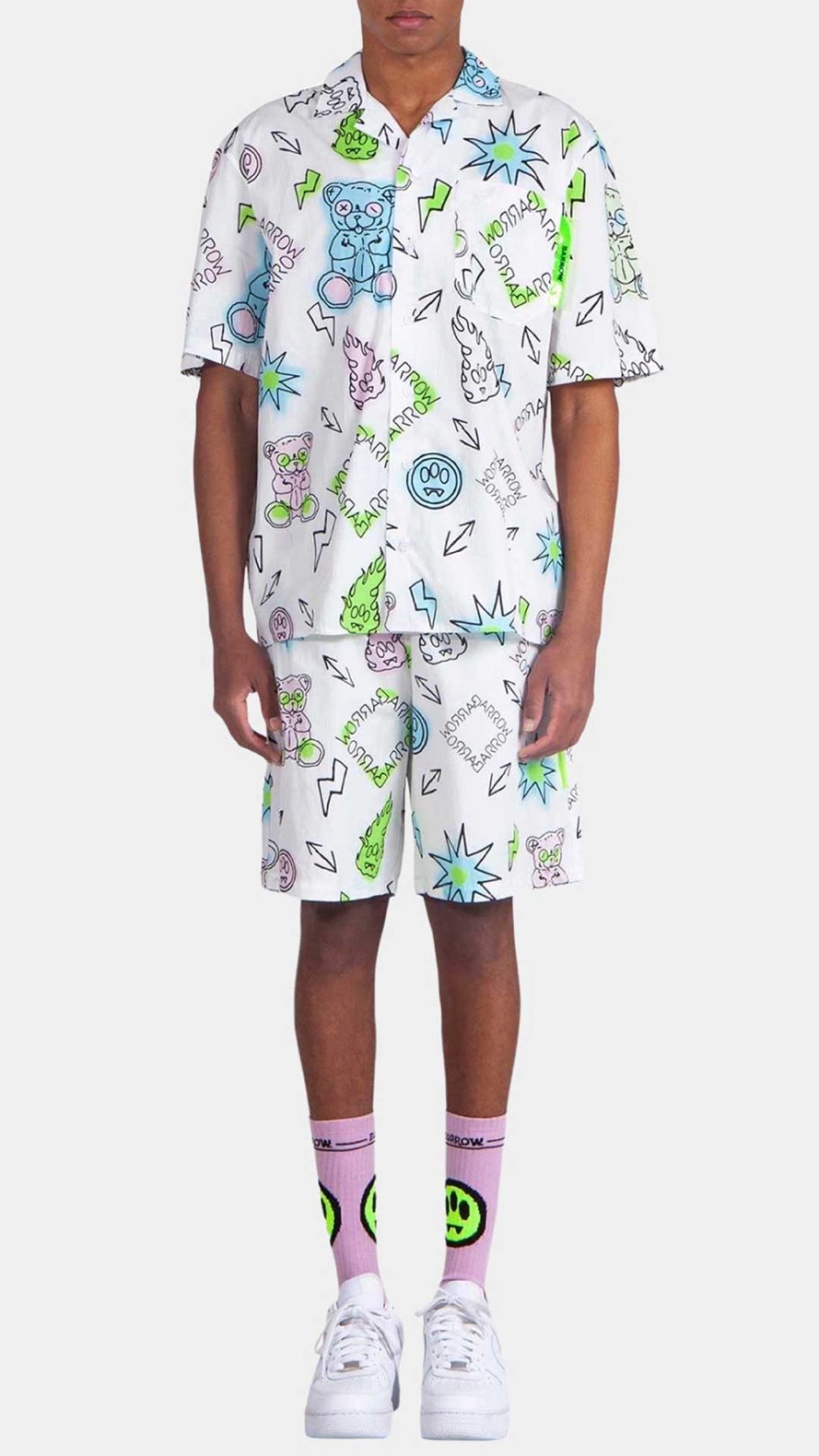 Camisa Barrow con estampado gráfico en toda la pieza