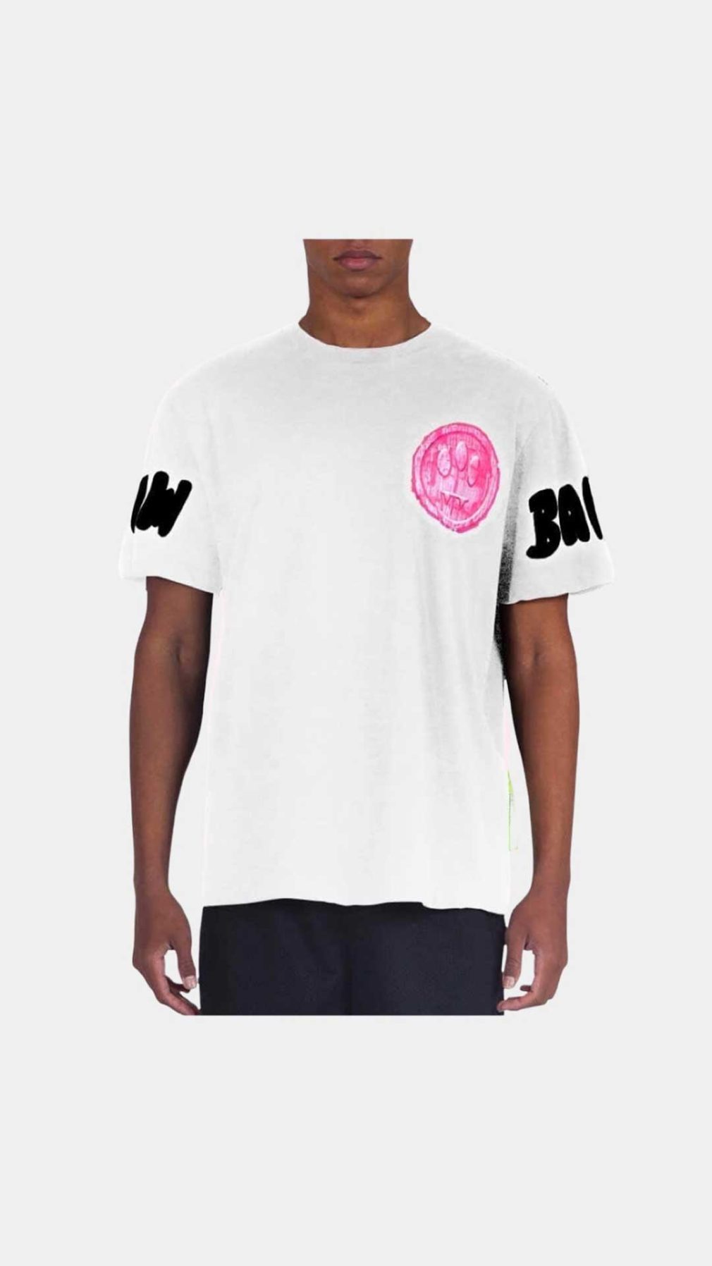 Camiseta Barrow con serigrafía en delantero y espalda y mangas