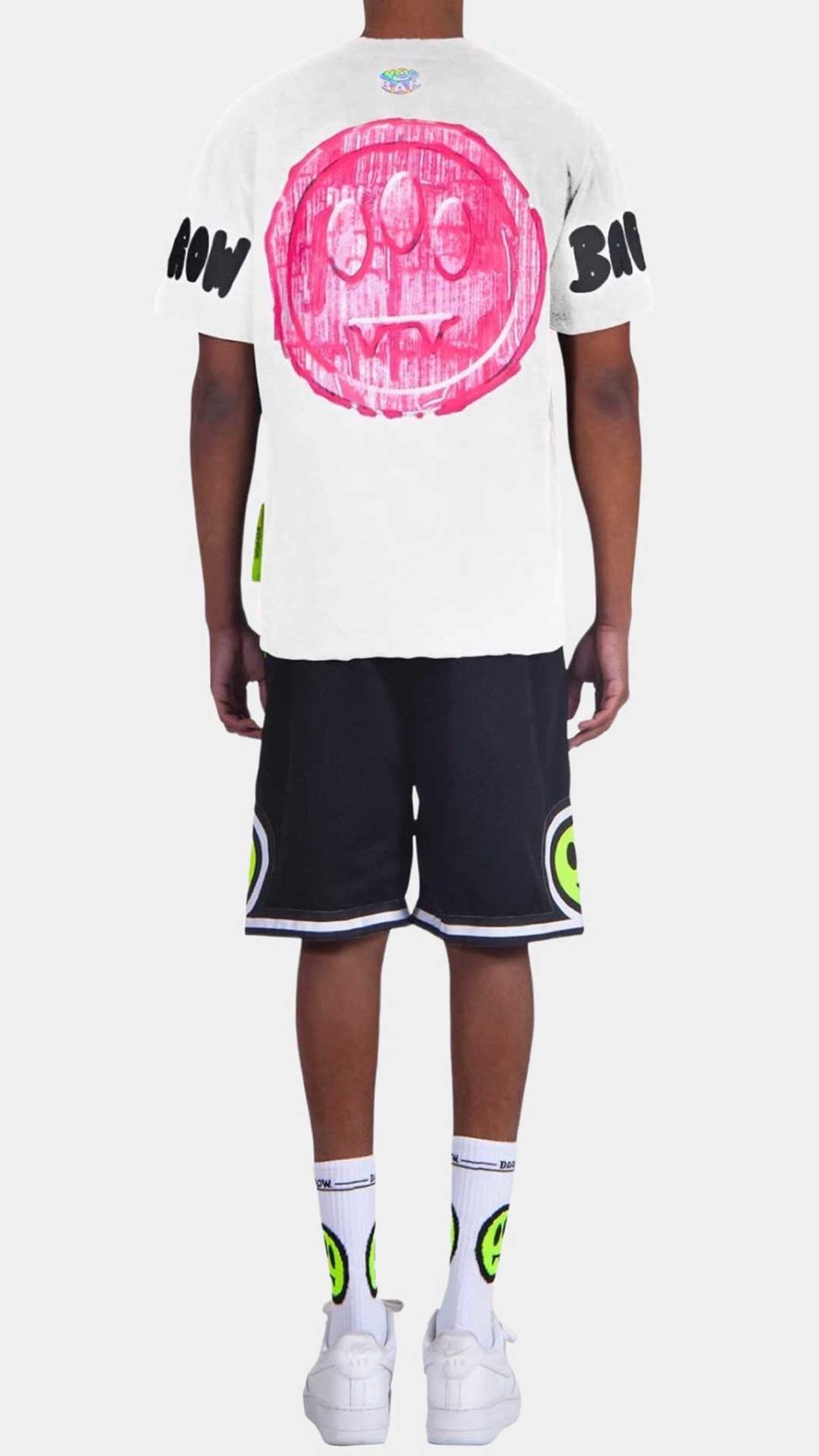 Camiseta Barrow con serigrafía en delantero y espalda y mangas