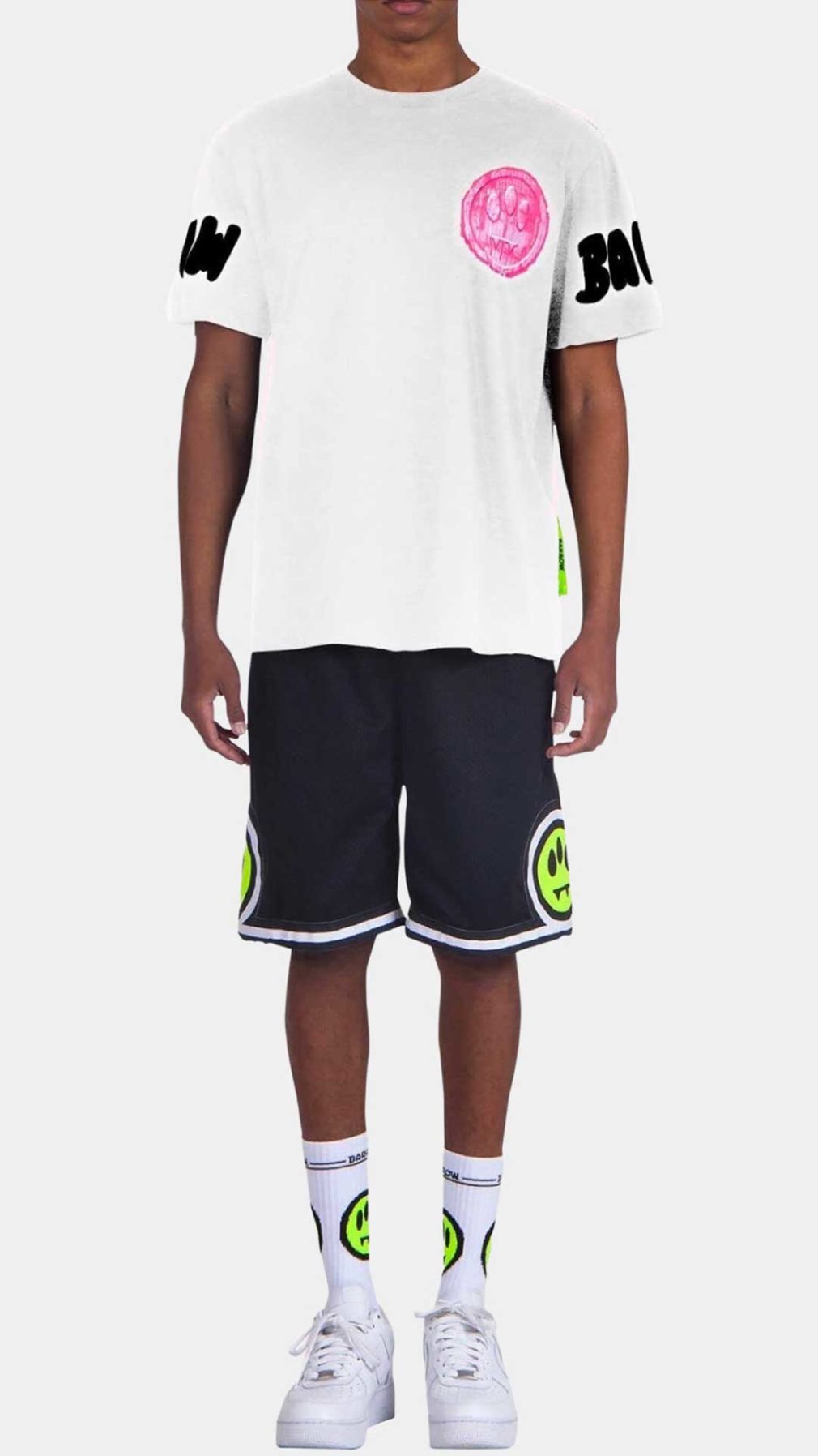 Camiseta Barrow con serigrafía en delantero y espalda y mangas