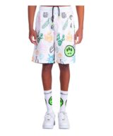 Pantalón corto blanco Barrow  con estampado