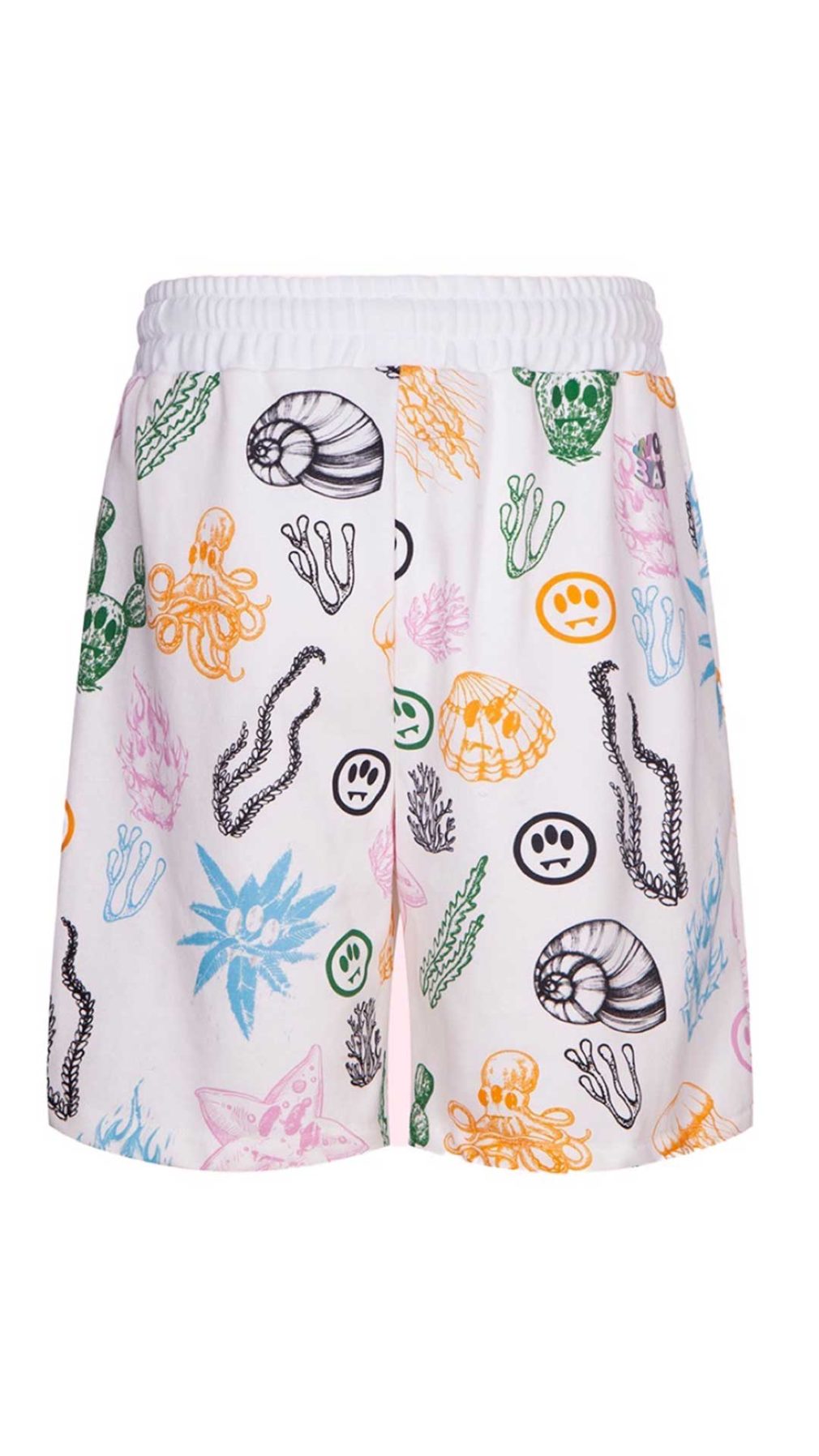 Pantalón corto blanco Barrow  con estampado