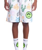 Pantalón corto blanco Barrow  con estampado