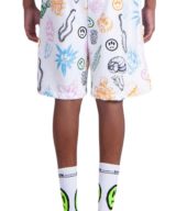 Pantalón corto blanco Barrow  con estampado