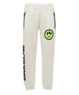 Pantalones deportivos blanco Barrow con logotipo estampado en piernas