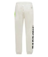 Pantalones deportivos blanco Barrow con logotipo estampado en piernas