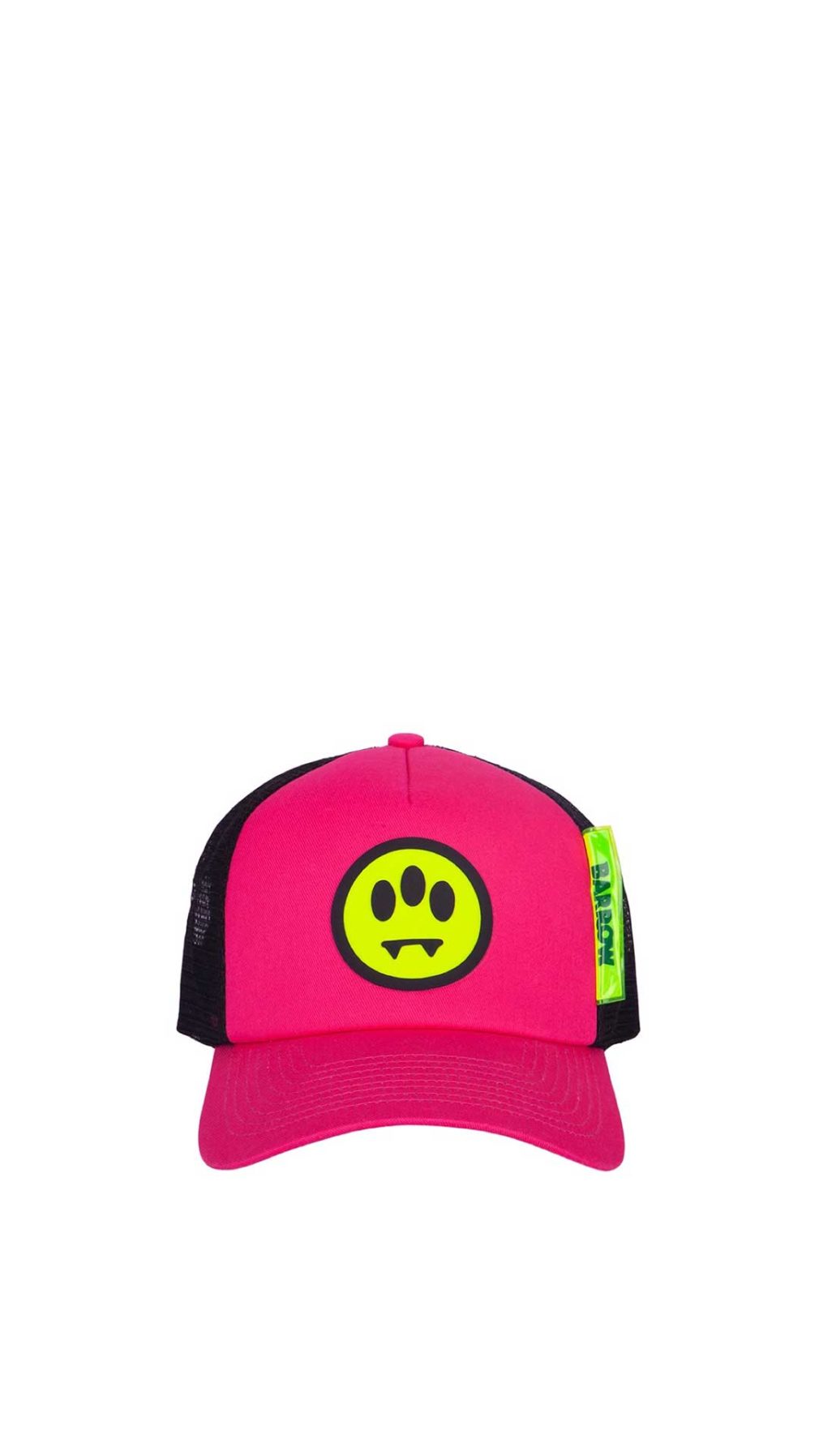 Gorra Tracker rosa Barrow con icónico logotipo